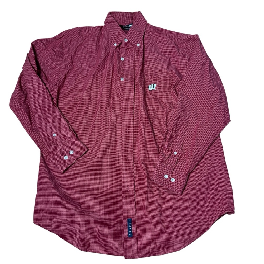 Wisconsin Badgers button up shirt Crable Sportswear